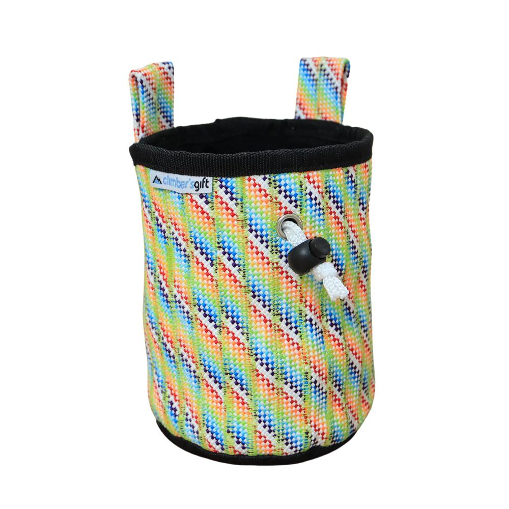 Rainbow Climbing Rope Chalk Bag