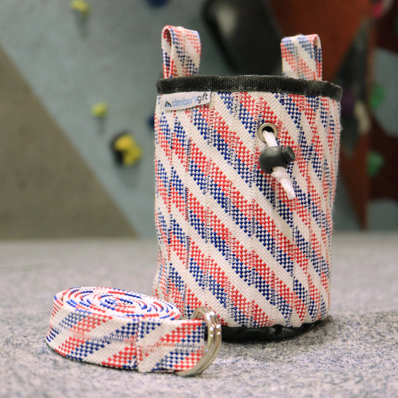 Rainbow Climbing Rope Chalk Bag