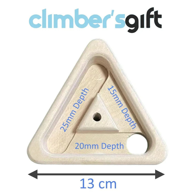 Ultra-Light Portable Triangle Hangboard